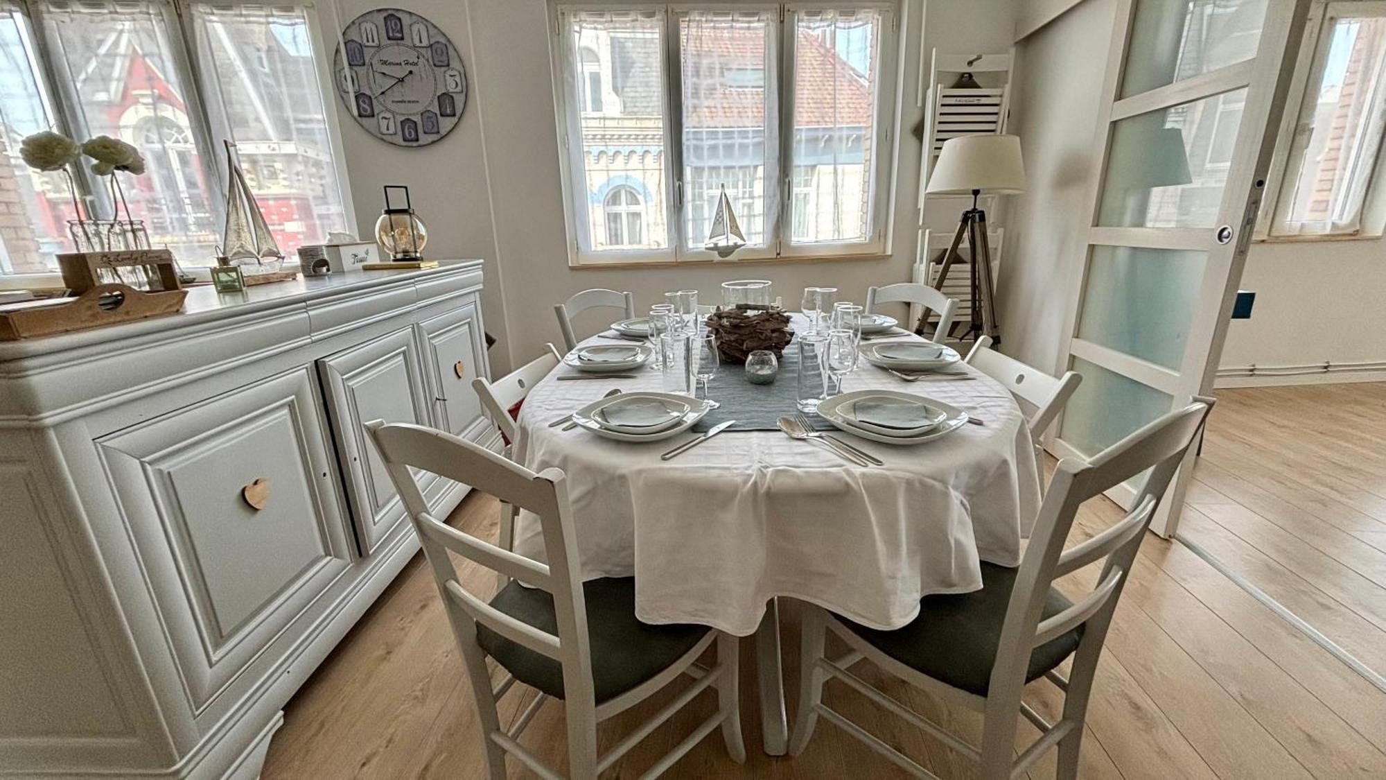 Appartement Cosy Vue Mer Malo-les-Bains Bagian luar foto